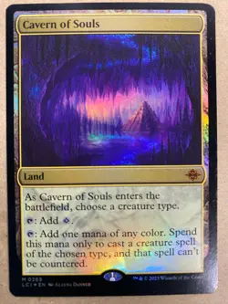 MTG 1x FOIL Cavern of Souls 269 The Lost Caverns of Ixalan Magic Gathering x1 NM - Image 1