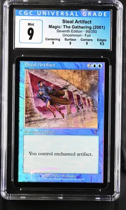 STEAL ARTIFACT 7th Edition Foil U CGC 9 Q+ MTG [Nostalgium] - Image 1