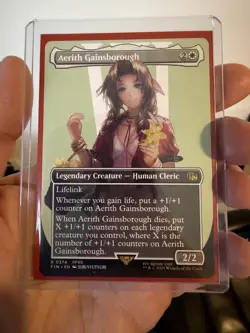 Aerith Gainsborough (Borderless, Non-Foil) R 0374 MTG Final Fantasy - Image 1