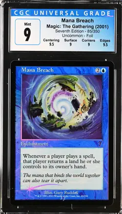 MANA BREACH 7th Edition Foil U CGC 9 Q++ MTG [Nostalgium] - Image 1