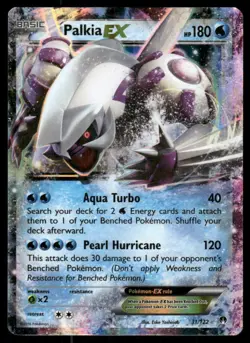 Pokemon Cards Palkia EX 31/122 BRKpoint Holo EX Rare NM - Image 1