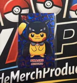 Full Art Team Rocket Pokemon Card Database Pikachu Wearing Shadow Mewtwo Poncho - Image 1