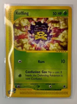 Pokemon TCG Koffing 114/165 Expedition - Regular Common - NM - Image 5