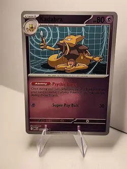 Kadabra 055/132 Mega Evolution Reverse Holo Pokemon TCG NM - Image 1