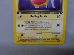 Pokemon 1st edition team rocket Dark Electrode 34/82 - Image 3
