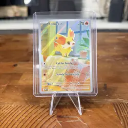 Pokemon TCG Fennekin 080 Black Star Promo Holo NM - Image 1