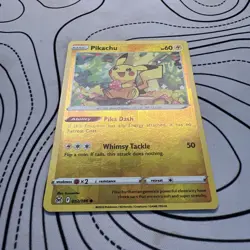 Pokemon TCG Pikachu 052/196 Lost Origin Regular Common Reverse Holo - Image 2