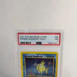 2001 POKEMON NEO REVELATION #66 SHINING MAGIKARP-HOLO PSA 7 ENGLISH - Image 4