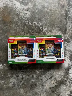 Pokemon TCG: Sealed First Partner Illustration Collection Series 1 sealed X2 - Image 1
