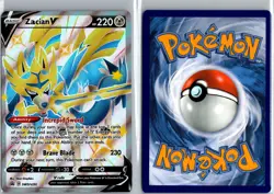 Zacian V (Shiny) SWSH292 Sword & Shield Promo Pokemon TCG Holo P NM - Image 3