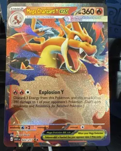 Pokemon TCG Ascended Heroes Mega Charizard Y EX 022/217 Double Rare - Image 1