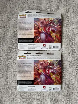 New Pokemon Sword and Shield Battle Styles Eevee Promo 3 Pack Blister - Lot of 2 - Image 2