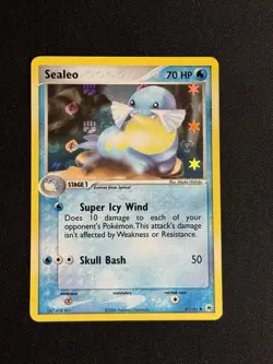 Pokemon TCG Sealeo 47/101 Hidden Legends Reverse Holo LP+ - Image 1