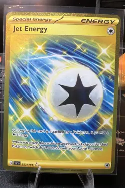 Pokemon Jet Energy 252/191 Sv02: Paldea Evolved Secret Rare Holo Special Energy - Image 1