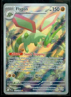 Pokemon FLYGON 101/094 - Phantasmal Flames - ILLUSTRATION RARE - MINT - Image 1