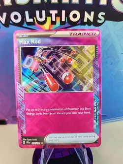 Pokemon TCG SV: Prismatic Evolutions Max Rod #116/131 NM - Image 1