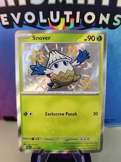 Pokemon Snover 100/091 Paldean Fates Shiny Rare NM Condition - Image 1