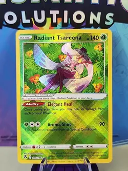 Radiant Tsareena 016/195 - SWSH: Silver Tempest Radiant Rare - Pokemon TCG (NM) - Image 1