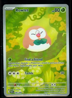 Pokemon ROWLET 090/088 - Perfect Order - ILLUSTRATION RARE - MINT - Image 1