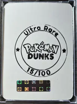 CHARIZARD X AIR JORDAN Pokemon Dunks Jewel #15 /100 KAIJU PRISM Vending Sticker - Image 3