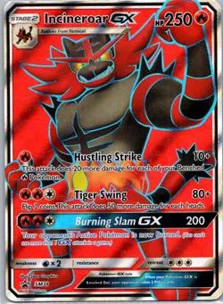 Pokemon TCG Incineroar-GX SM38 SM Black Star Promos Holo NM - Image 1