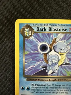 Dark Blastoise - 20/82 - Pokemon TCG: Team Rocket - Non-holo - Vintage - NM - Image 2