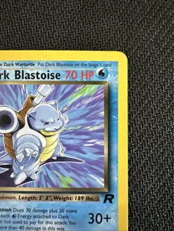Dark Blastoise - 20/82 - Pokemon TCG: Team Rocket - Non-holo - Vintage - NM - Image 3