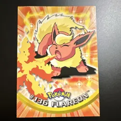 Topps Pokemon TCG Flareon #136 TV Animation Edition 1st Edition Regular 2000 - Image 1