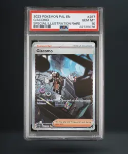 Pokemon Giacomo 267/193 Paldea Evolved Special Illustration Rare Holo PSA 10 - Image 1