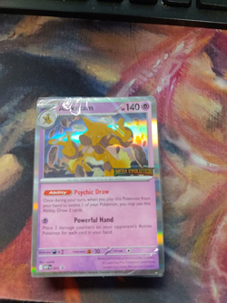 Pokemon Phantasmal Flames Sealed Alakazam Promo #003 Pre-Release Deck - Image 1