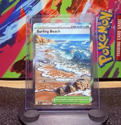 *MINT* Pokemon TCG Surfing Beach 114/086 Trainer Stadium Ultra Rare - Image 1
