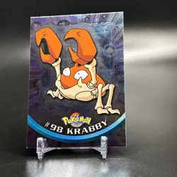 Krabby Pokemon 2000 Topps TV Animation Edition Series 2 #98 NM - Image 1