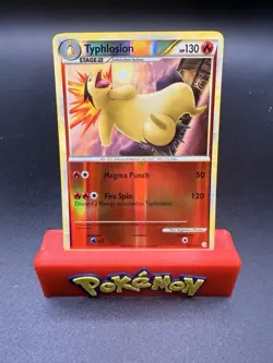 Typhlosion 32/123 Heartgold & Soulsilver Reverse Holo & Reverse Holo NM Pokemon - Image 1
