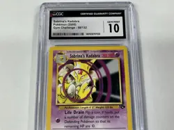 Pokemon Sabrina’s Kadabra Gym Challenge 58/132 CGC 10 GEM MINT - Image 4