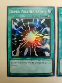 2x YUGIOH! Super Polymerization RA03-EN053 Super Rare 1st Ed NM - Image 2