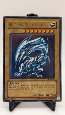Yu-Gi-Oh Blue-Eyes White Dragon SDK-001 Ultra Rare Unlimited MP SD Kaiba - Image 1