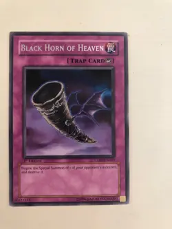 1x (M/NM) - Black Horn of Heaven - CDIP-EN060 - Rare - 1st Edition YuGiOh - Image 1