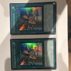 Konami Yu-Gi-Oh! Forbidden Lance MRL-078 Ultra Rare Foil English Lot of 2 - Image 1