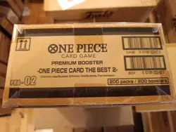 One Piece Card Game PRB-02 The Best Premium Booster Box Sealed Case 10x Box ENG - Image 1