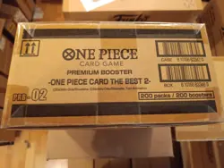 One Piece Card Game PRB-02 The Best Premium Booster Box Sealed Case 10x Box ENG - Image 3