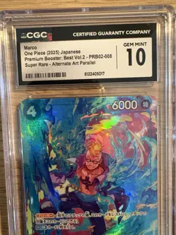 One Piece Japanese CGC Graded Mint 10 Marco, Super Rare. Free UK Delivery 🚚 - Image 3