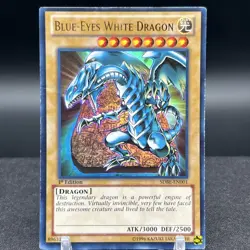 Blue Eyes White Dragon SDBE-EN001 1st Edition Ultra Rare Yugioh Card - Image 1