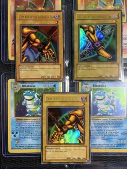 Yu-Gi-Oh card 3 lot Left Leg Left Arm Right Arm Of The Forbidden One LOB-122,1,3 - Image 1