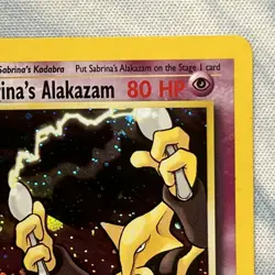 Sabrina's Alakazam 16/132 Holo Unlimited 2000 Gym Challenge WOTC Pokemon Card LP - Image 4