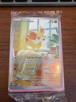 Fennekin Pokemon Center Chaos Rising Promo Card NM/LP - Image 1