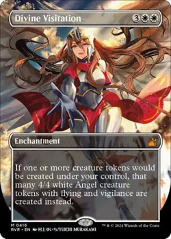 Divine Visitation (Anime Borderless) -Foil Near Mint MTG Ravnica Remastered - Image 1