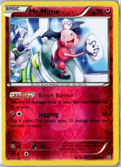 Pokemon Card - Mr. Mime 52/83 Generations Uncommon Reverse Holo Lightly Played - Image 1