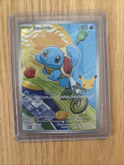 Pokemon Squirtle MEP 039 Stamped Foil Basic 2026 English Pokemon TCG Card - Image 1