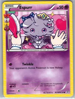 Espurr RC14/RC32 Non Holo Generations: Radiant Collection - Pokemon Card - LP - Image 1
