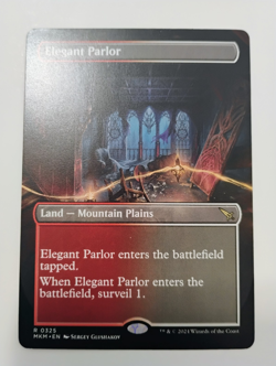 Elegant Parlor (Borderless) NM MTG Murders at Karlov Manor (MKM) (323) Authentic - Image 1